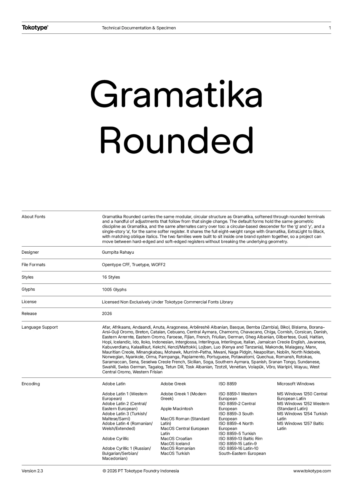 PDF Specimen